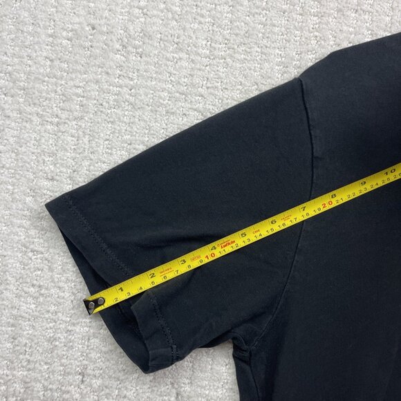 Levi’s Levi Strauss Mens Black w/ Red Classic Logo Short Sleeve Shirt Sz M - Picture 9 of 10